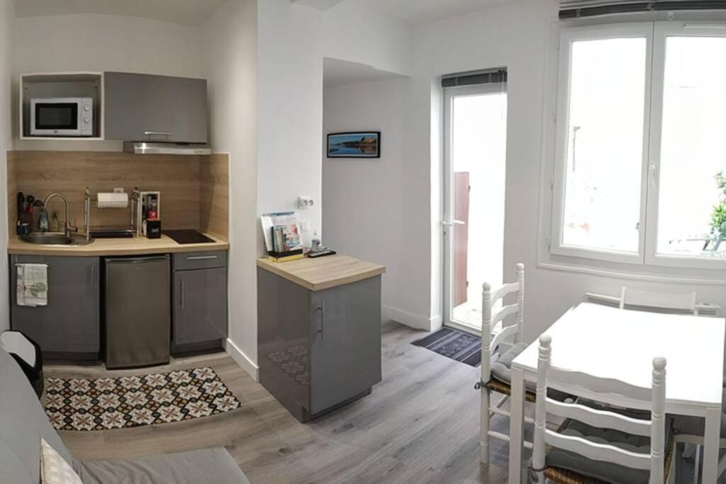 Exceptionnel : Hypercentre Biarritz T2 Avec Patio Apartment Luaran gambar